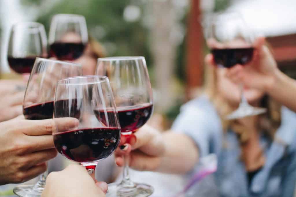 Shades of Red Wine Tasting